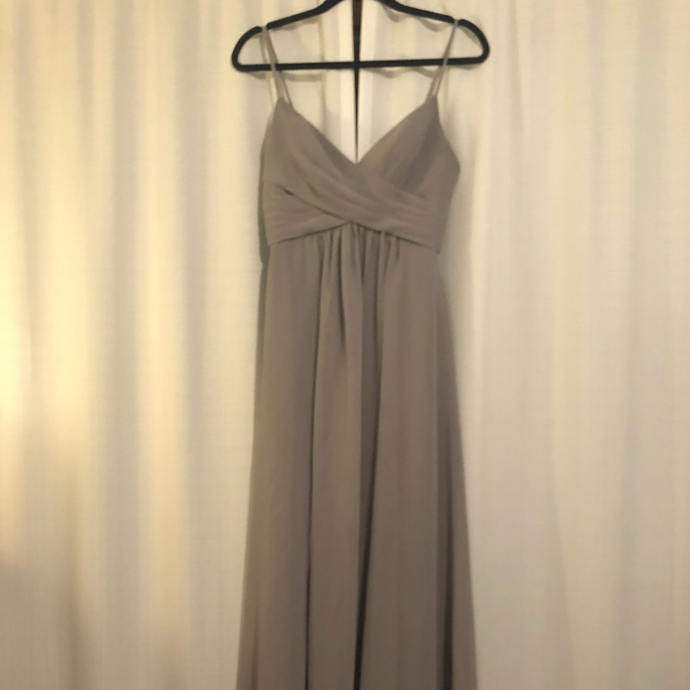 Sorella vita chiffon dress 8798 steel size 10.